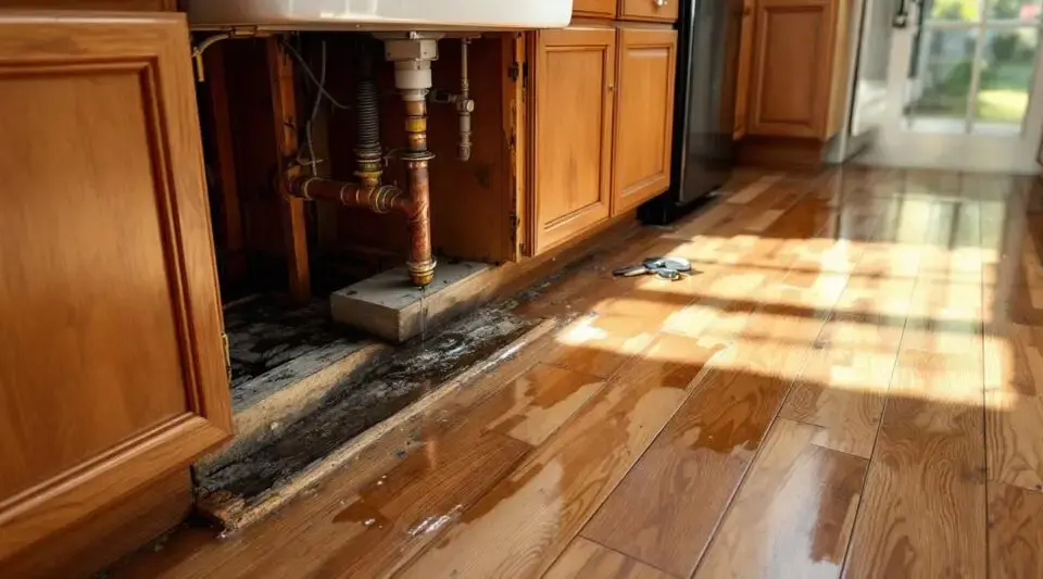 Kitchen Leak Damage Repair Spokane Valley